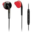 Fone de Ouvido Headset Philips HQ1017 – Preto e Vermelho