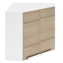 Armário de Canto Itatiaia Suprema com 2 Portas IA - Branco/Saara