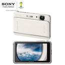 Câmera Digital Sony Cyber-shot DSC-TX66/SC Branca com 18.2MP, Zoom Óptico 5x, LCD 3.3", Touch Screen, Foto 3D Estática e Panorâmica, Full HD