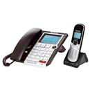 Telefone com Fio Ibratele Capta Flex 8106 Preto/Prata com Secretária Eletrônica, Viva-voz e Id. de Chamadas + Ramal