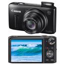 Câmera Digital Canon PowerShot SX260HS Preta Full HD com 12.1 MP, LCD 3.0", Zoom Óptico 20x, PictBridge e Detector de Sorrisos e Faces