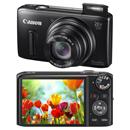 Câmera Digital Canon PowerShot SX240HS Preta Full HD com 12.1 MP, LCD 3.0", Zoom Óptico 20x, PictBridge e Detector de Sorrisos e Faces
