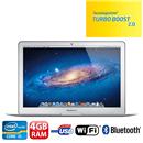 MacBook Air Apple MD224BZ/A com Intel® Core™ i5 Dual Core, 4GB, 128GB SSD, Wireless, Bluetooth 4.0, Webcam, LED 11.6" e Mac OS X Lion + iLife
