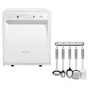 Lava-louças Brastemp Clean 6 Serviços BLF06 + Conjunto de utensílios Euro para Conzinha IN9444 - 6 Peças