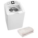 Lavadora de Roupas GE 15 kg Ecoperformance LVGE1535IA + Cobertor Casal Camesa Neo - Pérola