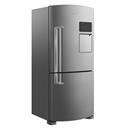 Refrigerador Brastemp Frost Free Duplex Ative! Inverse Maxi BRV80 com Freezer Invertido e Central Inteligente - 565L - Inox
