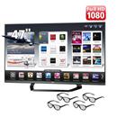 TV 47" Cinema 3D LED LG 47LM6400 Full HD com Smart TV, Conversor Digital, Entradas HDMI e USB, Wi-Fi, Conversor 2D – 3D e 4 Óculos 3D