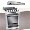 Fogão de Embutir Brastemp 4 Bocas Ative! Timer BY750B - Bivolt + Depurador de Ar GE Duet - 80 cm - Inox