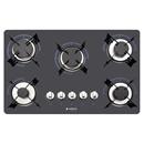 Cooktop a Gás 5 Bocas Cadence Gourmet c/ Mesa de Vidro TOP500