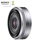 Lente Sony Intercambiável E-Mount SEL16F28 Para Câmeras Nex