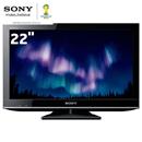 TV 22" LED Sony Bravia Série EX KDL 22EX355 com Conversor Digital, Rádio FM e Entradas HDMI e USB