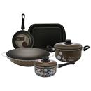 Conjunto de Panelas 5 peças Tramontina My Lovely Kitchen – acompanha panela Wok