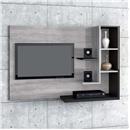 Home Simbal Sleep Acapulco com Painel para TV LCD até 32" - Cinza/Preto