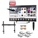 TV 42" Cinema 3D LED LG 42LM7600 Full HD com Smart TV e 4 Óculos 3D + Suporte Fixo de Parede ELG E600 p/ TVs LCD/LED/Plasma de 32 a 60" - VESA 600