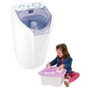 Kit Crianças - Lavadora 7KG Electrolux 110V + Pia Casinha Rosa Infantil Xalingo