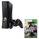 Console Microsoft Xbox 360 Preto Fosco com 250GB de Memória + Controle sem Fio + Jogo Pro Evolution Soccer 2013 - X360