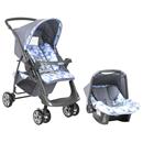 Conjunto Carrinho para Bebê Rio Reversível e Cadeira para Automóvel Touring SE Caracol -4007