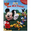 Livro - A Casa de Mickey Mouse - Um Dia Feliz! - Cenário Gigante e 12 Miniaturas Disney