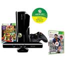 Console Microsoft Xbox 360 com 250GB de Memória + Kinect + Jogo Kinect Adventures + Jogo Fifa 13 - X360