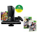 Console Microsoft Xbox 360 com 4GB de Memória + Kinect + Jogo Kinect Adventures + Jogo Fifa 13 - X360 + Jogo Pro Evolution Soccer 2013 - X360