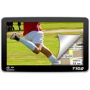 Navegador GPS Apontador Black Piano T700 Tela TFT LCD 7,0" Touch Screen, Alerta de Radares e TV Digital - Preto