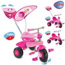 Carrinho Triciclo de Bebê Dican Smart Trike Candy 8218 – Rosa