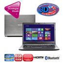 Notebook Positivo Ultra S4100 3D com Intel® Core i3-2330M, 8GB, 500GB, Gravador de DVD, HDMI, Bluetooth, Wireless, LED 14” e Windows 8