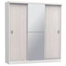 Guarda-Roupa Kappesberg com 3 Portas de Correr S363 – Branco/Aspen