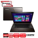 Notebook Lenovo G485 com AMD C-60, 2GB, 320GB, Gravador de DVD, Leitor de Cartões, HDMI, Wireless, Webcam, LED 14” e Windows 8