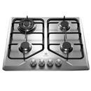 Cooktop a Gás 4 Bocas Electrolux GT60X com Acendimento Superautomático, Queimadores Selados e Queimador Tripla Chama - Bivolt - Inox