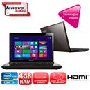 Notebook Lenovo G480 IMR com Intel® Core™ i3-2328M, 4GB, 500GB, Gravador de DVD, Leitor de Cartões, HDMI, Wireless, Webcam, LED 14” e Windows 8