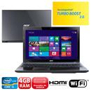 Notebook Acer Aspire V3-571-6654 com Intel® Core™ i5-2450M, 4GB, 500GB, Gravador de DVD, Leitor de Cartões, HDMI, Wireless, LED 15.6” e Windows 8