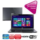 Notebook Acer Aspire V3-571-6496 com Intel® Core™ i3-2370M, 4GB, 500GB, Gravador de DVD, Leitor de Cartões, HDMI, Wireless, LED 15.6” e Windows 8