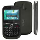 Celular Desbloqueado Alcatel OT900 Preto com Câmera 2MP, Teclado Qwerty, 3G, MP3 e Rádio FM