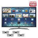 TV 50" Slim LED 3D Samsung Série 6 ES6900 UN50ES6900GXZD Full HD com Smart TV, Conversor Digital, Entradas HDMI e USB, Wi-FI e 4 Óculos 3D