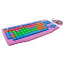 Teclado e Mouse Mymax Kids MKM-6890C/PK - Rosa