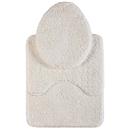 Kit de Banheiro Corttex Microfibra 3 Peças - Marfim
