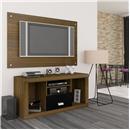 Rack Multivisão Stylus + Painel Stylus Multivisão com Suporte de TV - Imbuia