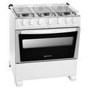 Fogão Atlas 6 Bocas Mônaco, Automático, Forno Autolimpante e Eficiência Energética - Branco