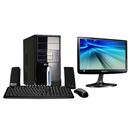 Computador Space BR com AMD Brazos C-60, 2GB, 320GB, Gravador de DVD, HDMI e Windows 8 + Monitor LCD LED Samsung 15.6" Widescreen