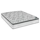 Colchão Queen Americanflex Vida Bonnell com Espuma D-28 e Pillow Top 26x158x198 – Branco/Cinza