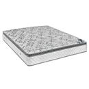 Colchão Super King Americanflex Vida Bonnell com Espuma D-28 e Pillow Top 26x193x203 – Branco/Cinza