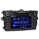 Central Multimídia H-Buster HBO-8822TO Corolla com Tela Touchscreen de 7”, TV Digital, GPS, Câmera de Ré*, Bluetooth, Entradas USB e Controla iPod