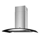 Coifa de Parede Franke Glass Soft FGC 915 BK/XS com 3 Velocidades e Função Filtrante - 90 cm