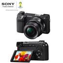 Câmera Digital Sony DSLR NEX-6L com 16.1 MP, LCD 3.0", Wi-Fi, Foto Panorâmica, Reconhecimento de Face e Sorriso, Vídeo Full HD + lente Sony SEL1650