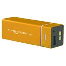 Carregador de Bateria Mipow Power Tube 5500 com Cabo USB e 10 Adaptadores - Dourado