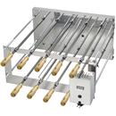 Churrasqueira Elétrica Rotativa Arke CRID-09 Dupla com Motor Ajustável para 9 Espetos - Inox