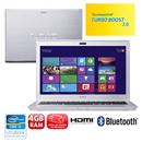 Ultrabook Sony Vaio SVT13125CBS com Intel® Core™ i5-3317U, 4GB, 320GB, 32GB SSD, Leitor de Cartões, HDMI, Bluetooth, Wireless, LED 13.3” e Windows 8