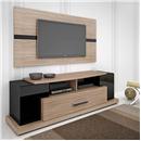 Rack Bancada com Painel para TV Vamol Domani - Dorale/Preto