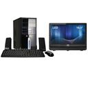 Computador Space BR com AMD Brazos C-60, 2GB, 320GB, Gravador de DVD, HDMI e Linux + Monitor LED AOC 18.5" E966SWN